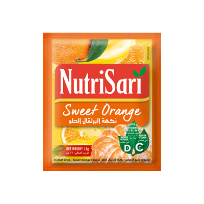NutriSari - Instant Drink - Sweet Orange Flavor
